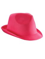 L-merch Promo Mafiahut aus 100% Polyester, Black One Size, C2078 – Rosa