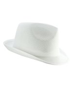 L-merch Promo Mafiahut aus 100% Polyester, Black One Size, C2078 – Bianco