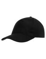 L-merch 5-Panel Baseball Cap aus Baumwolle, Black One Size, C2116 – Bild 2