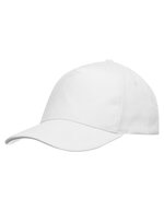 L-merch 5-Panel Baseball Cap aus Baumwolle, Black One Size, C2116 – White