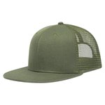 L-merch Trucker Cap High Profile Polyacryl Mesh, Black One Size, C2144 – Bild 1