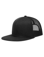 L-merch Trucker Cap High Profile Polyacryl Mesh, Black One Size, C2144 – Bild 2