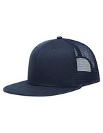 L-merch Trucker Cap High Profile Polyacryl Mesh, Black One Size, C2144 – Navy