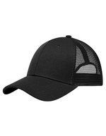 L-merch Trucker Cap Medium Profile aus Polyacryl, Black One Size, C2146 – Bild 2