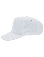 L-merch Baumwoll-Cap C500 mit Frontverstärkung, Black One Size, C500 – Blanc