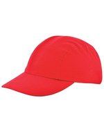 L-merch Kinder-Sportcap mit Gummizug, Black One Size, C506 – Rosso
