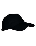 L-merch 5-Panel Cap mit verstellbarem Verschluss – Black