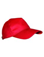 L-merch 5-Panel Cap mit verstellbarem Verschluss – Red