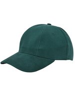 L-merch Baumwoll-Cap Low Profile ohne Mittelnaht, Black One Size, C560 – Verde bottiglia