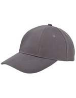 L-merch Baumwoll-Cap Low Profile ohne Mittelnaht, Black One Size, C560 – Grigio scuro