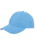 L-merch Baumwoll-Cap Low Profile ohne Mittelnaht, Black One Size, C560 – Ice Blue