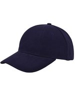 L-merch Baumwoll-Cap Low Profile ohne Mittelnaht, Black One Size, C560 – Blu navy