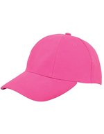 L-merch Baumwoll-Cap Low Profile ohne Mittelnaht, Black One Size, C560 – Rosa