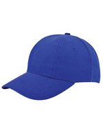 L-merch Baumwoll-Cap Low Profile ohne Mittelnaht, Black One Size, C560 – Blu reale