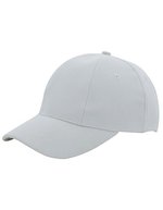 L-merch Baumwoll-Cap Low Profile ohne Mittelnaht, Black One Size, C560 – Bianco
