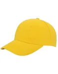L-merch Baumwoll-Cap Low Profile ohne Mittelnaht, Black One Size, C560 – Yellow