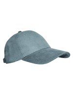 L-merch 6-Panel-Cap aus gebürsteter Baumwolle, Anthracite One Size, C616 – Grey