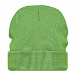 L-merch Strickmütze mit breiter Krempe, Oeko-Tex, Black One Size, C700 – Bild 2
