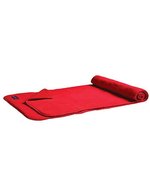 L-merch Fleece Schal mit Antipilling-Eigenschaften, Black 150 x 30 cm, C750 – Red