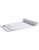 L-merch Fleece Schal mit Antipilling-Eigenschaften, Black 150 x 30 cm, C750 – White