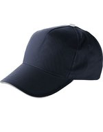 L-merch 5-Panel Baseball-Cap Anfield Baumwolle, Champagner/White One Size, C9114 – Blu scuro/Bianco