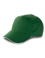 L-merch 5-Panel Baseball-Cap Anfield Baumwolle, Champagner/White One Size, C9114 – Verde/Bianco