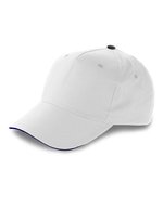 L-merch 5-Panel Baseball-Cap Anfield Baumwolle, Champagner/White One Size, C9114 – Bianco/Blu navy