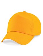 Beechfield Baumwoll-Twill 5-Panel Cap mit Belüftung, Classic Red One Size, CB10 – Gold