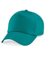 Beechfield Junior 5-Panel Cap aus Baumwolltwill, Black One Size, CB10B – Emeraude