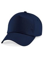 Beechfield Junior 5-Panel Cap aus Baumwolltwill, Black One Size, CB10B – Marine francais