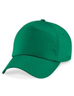 Beechfield Junior 5-Panel Cap aus Baumwolltwill, Black One Size, CB10B – Vert kelly