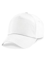 Beechfield Junior 5-Panel Cap aus Baumwolltwill – White