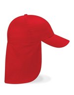 Beechfield Junior Legionnaire Cap mit Nackenschutz – Classic Red