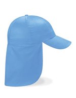 Beechfield Junior Legionnaire Cap mit Nackenschutz – Sky Blue