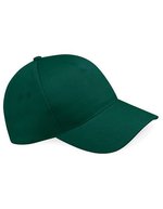 Beechfield 5 Panel Cap aus Baumwoll-Drill – Bottle Green