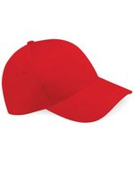 Beechfield 5 Panel Cap aus Baumwoll-Drill – Classic Red