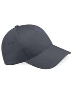 Beechfield 5 Panel Cap aus Baumwoll-Drill, Black One Size, CB15 – Graphite Gris