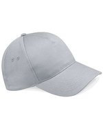 Beechfield 5 Panel Cap aus Baumwoll-Drill, Black One Size, CB15 – Gris clair