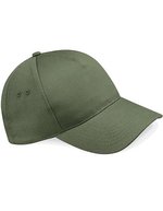 Beechfield 5 Panel Cap aus Baumwoll-Drill, Black One Size, CB15 – Vert olive