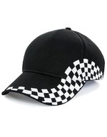Beechfield Grand Prix Cap aus Baumwoll-Drill – Black