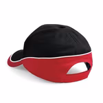 Beechfield Teamwear Competition Cap made of Cotton Twill, Black/Classic Red One Size, CB171 – image 4