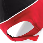 Beechfield Teamwear Competition Cap made of Cotton Twill, Black/Classic Red One Size, CB171 – image 5