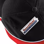Beechfield Teamwear Competition Cap made of Cotton Twill, Black/Classic Red One Size, CB171 – image 6