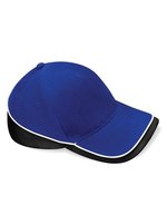 Beechfield Teamwear Competition Cap aus Baumwoll-Twill, Orange/Black One Size, CB171 – Bright Royal/Black/White