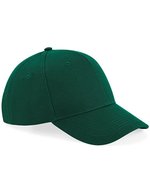 Beechfield Ultimate 6 Panel Cap aus Baumwolle – Bottle Green