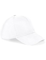 Beechfield Ultimate 6 Panel Cap aus Baumwolle, Classic Red One Size, CB18 – White