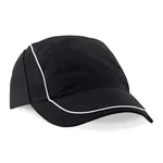 Beechfield Coolmax® Flow Mesh Cap with Reflectors, Black One Size, CB182 – image 3