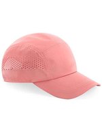 Beechfield Technisches Laufcap mit Belüftungssystem, Aqua One Size, CB188 – Salmon Pink