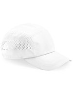 Beechfield Technisches Laufcap mit Belüftungssystem, Aqua One Size, CB188 – Blanc