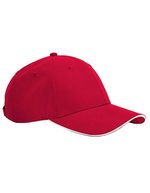 Beechfield Recycelte Polyester Sport-Tech Kappe – Classic Red/White